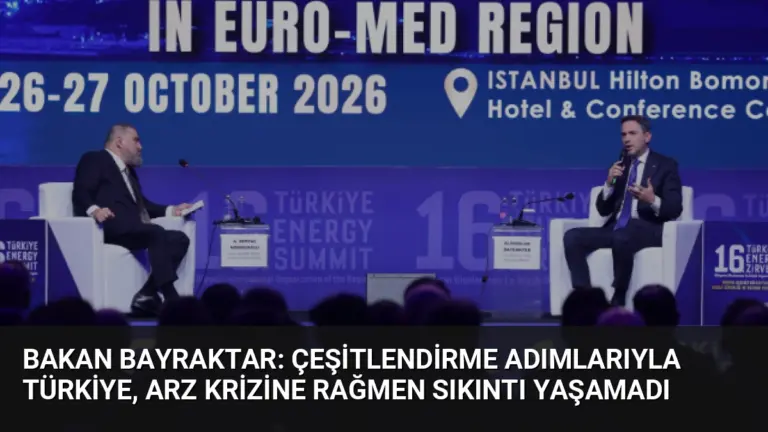 Bakan Bayraktar: Çeşitlendirme Adımlarıyla Türkiye, Arz Krizine Rağmen Sıkıntı Yaşamadı