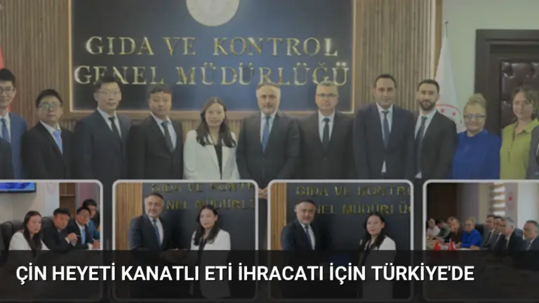 Çin Heyeti Kanatlı Eti İhracatı İçin Türkiye’de